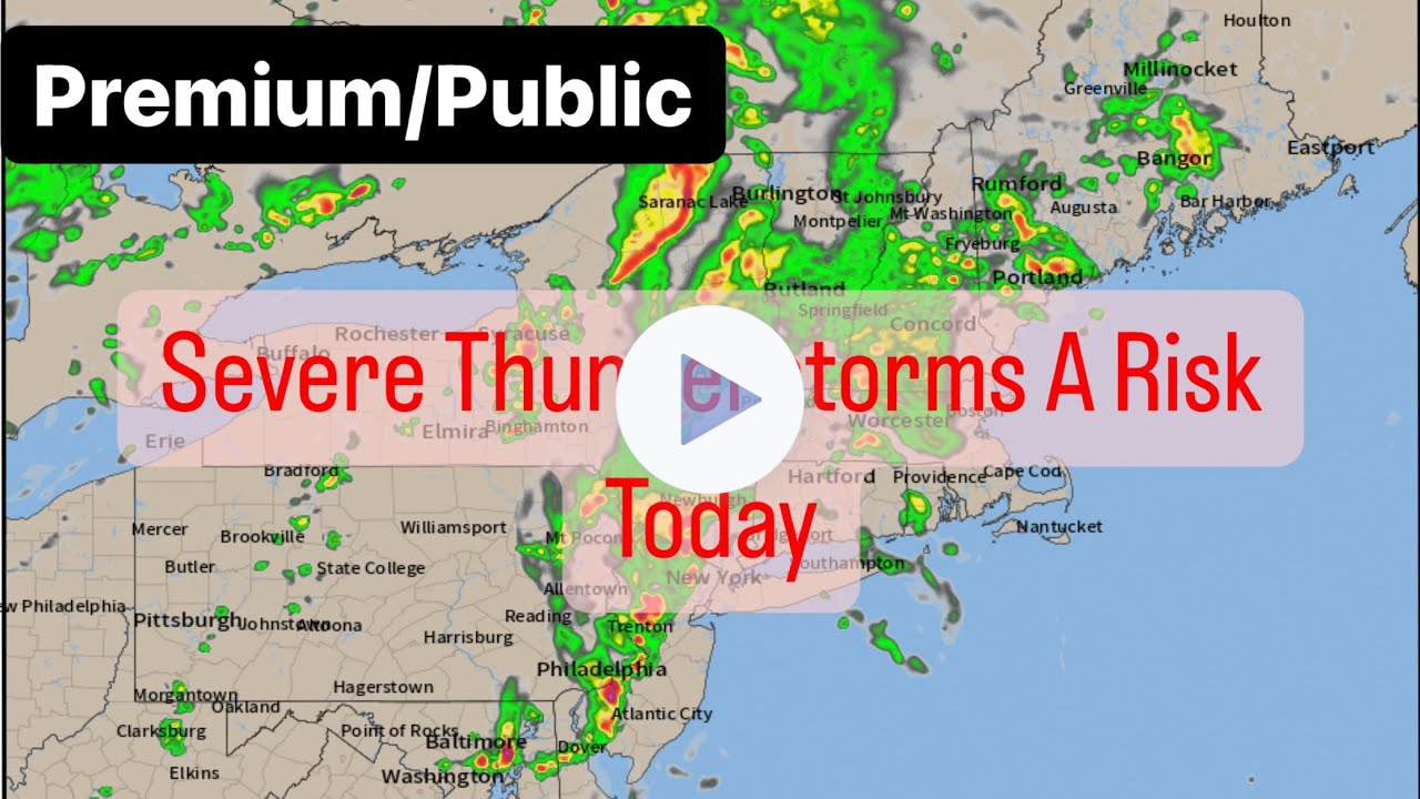 Severe Thunderstorms A Risk Today