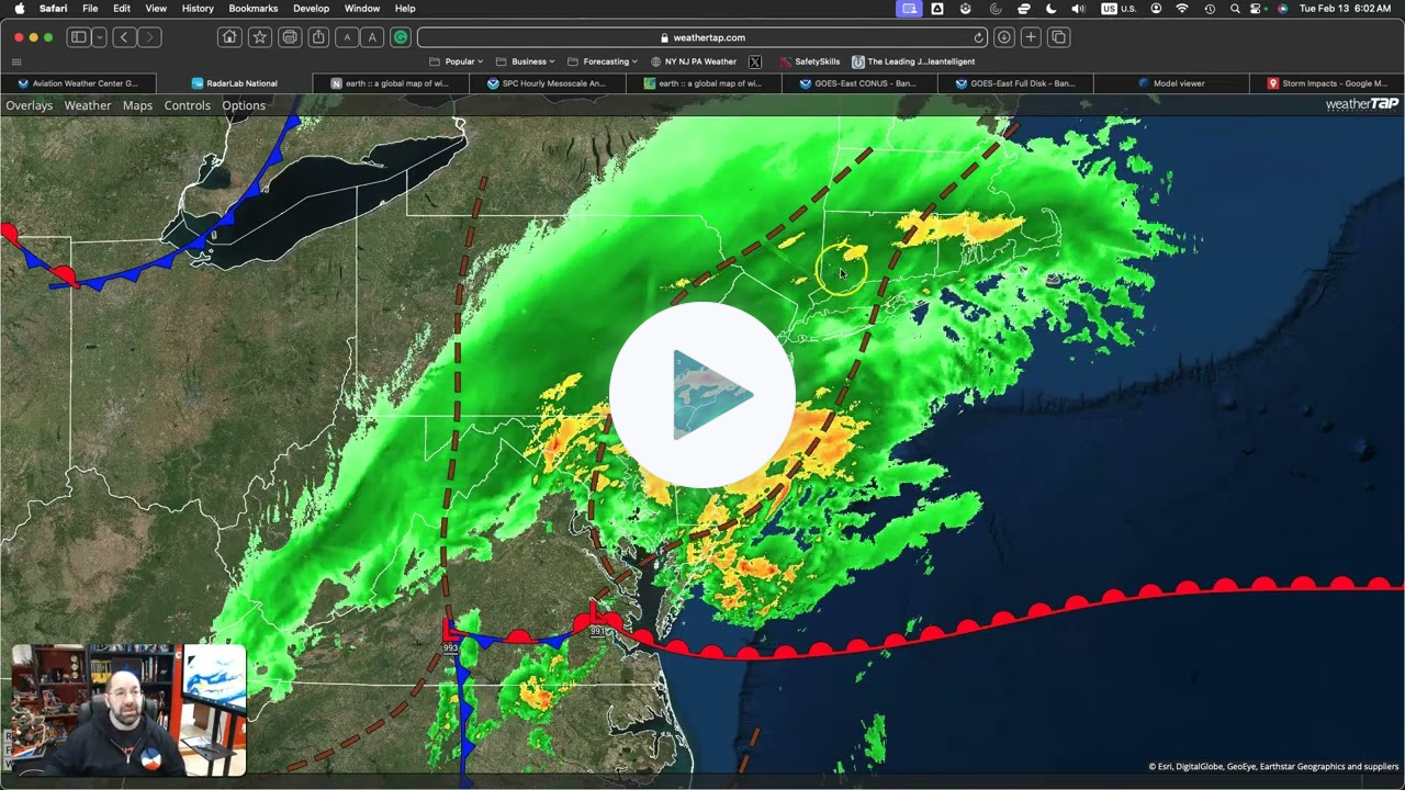 Live Update Of The February 13, 2024 Winter Storm 6 AM