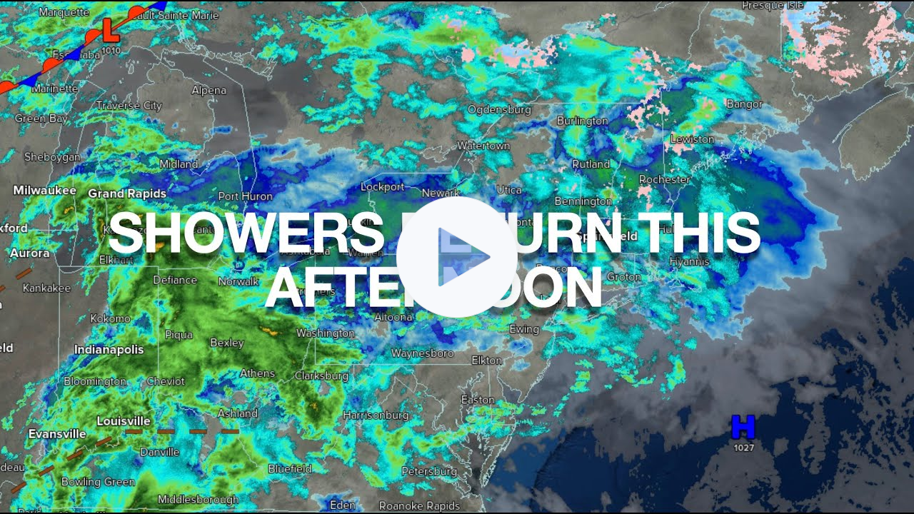 Showers Return This Afternoon