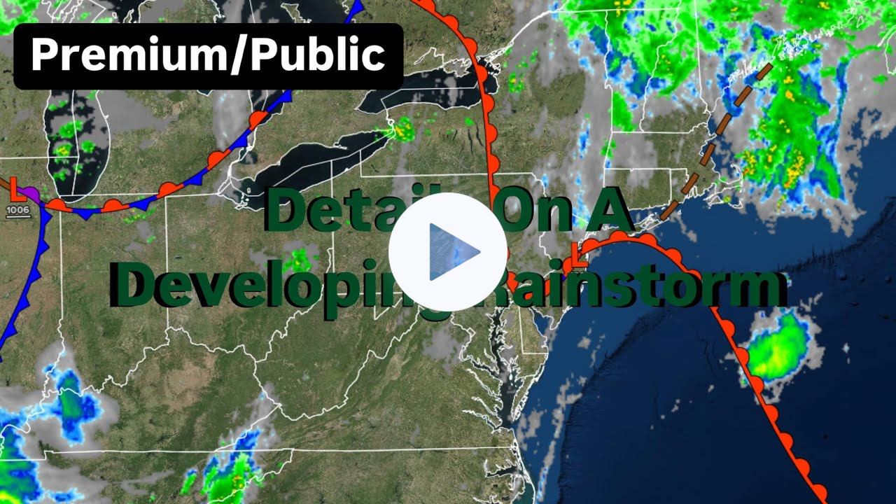 Details On A Developing Rainstorm
