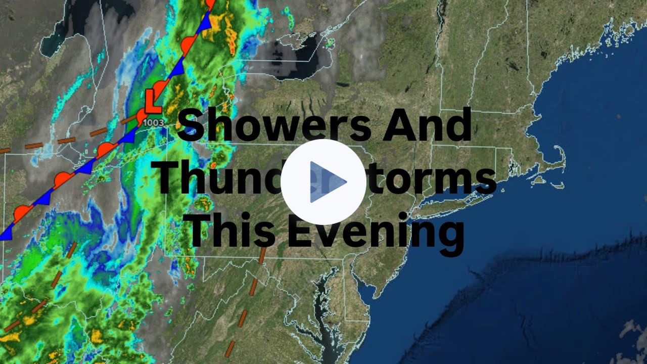 Showers And Thunderstorms This Evening