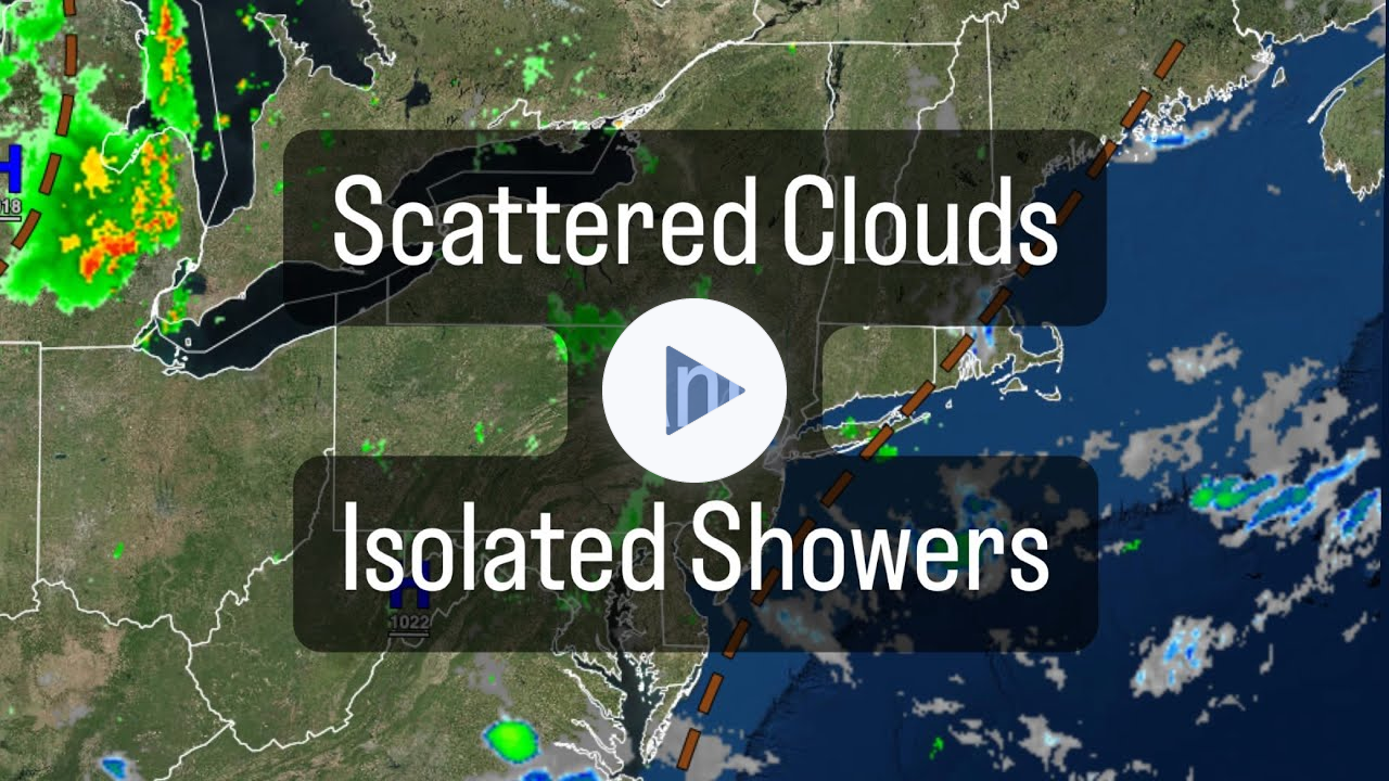 Scattered Clouds And Isolated Showers