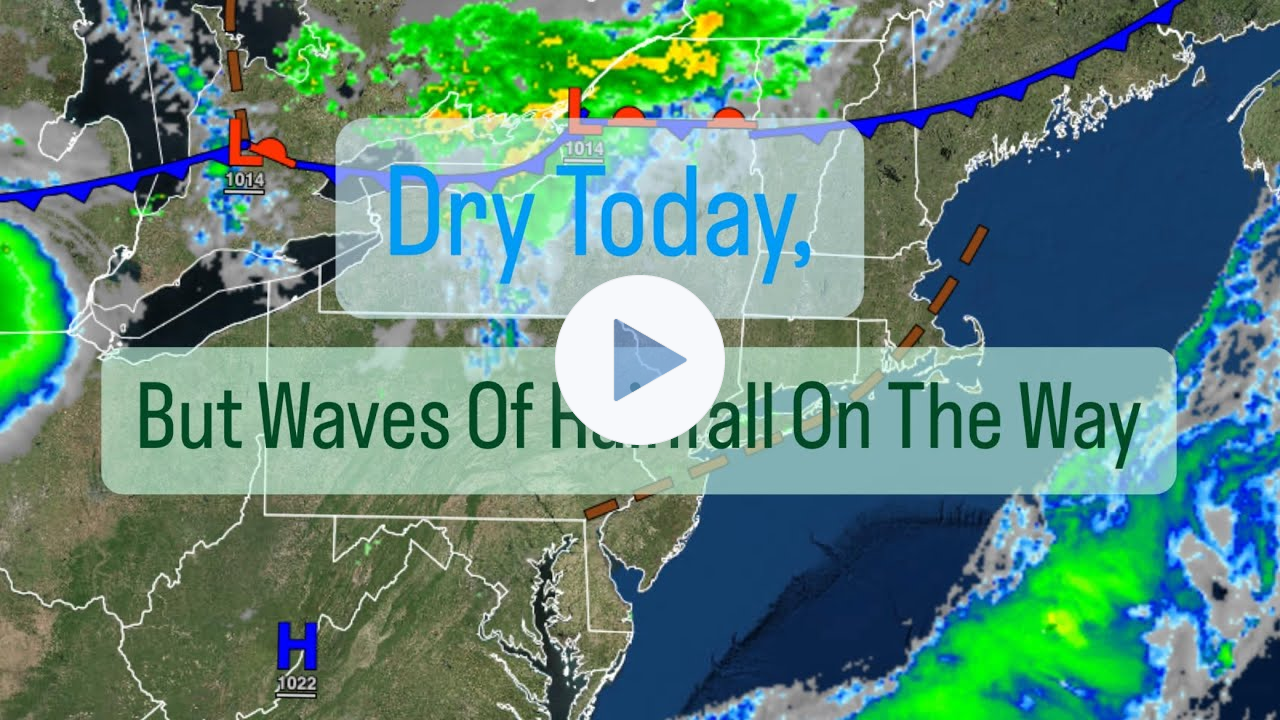 Dry Today, But Waves Of Rainfall On The Way