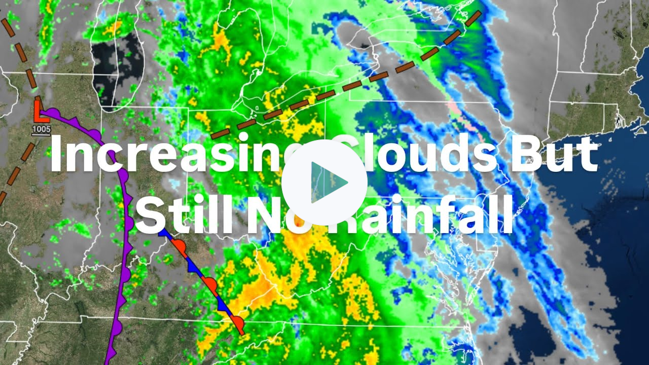 Increasing Clouds, But Still No Rain
