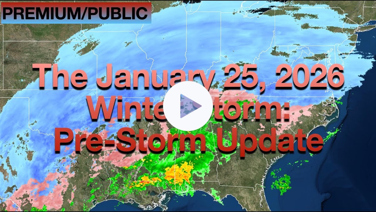 The January 25, 2026 Winter Storm: Pre-Storm Update