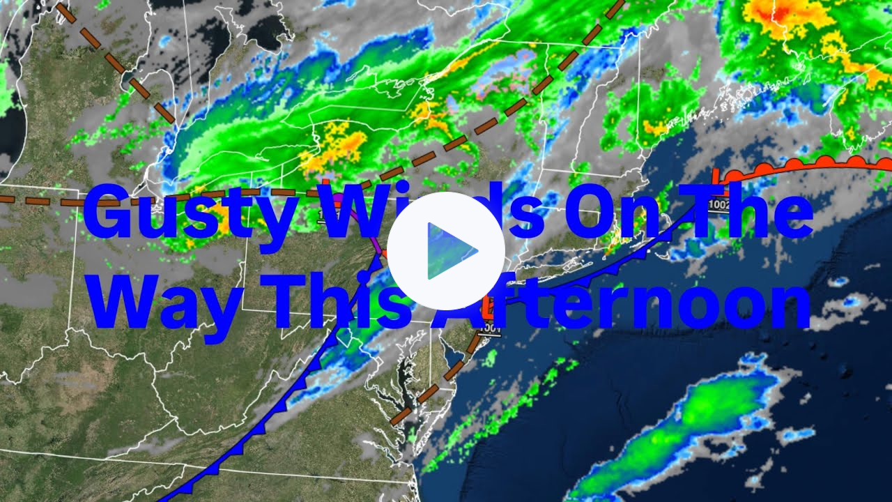 Gusty Winds On The Way This Afternoon