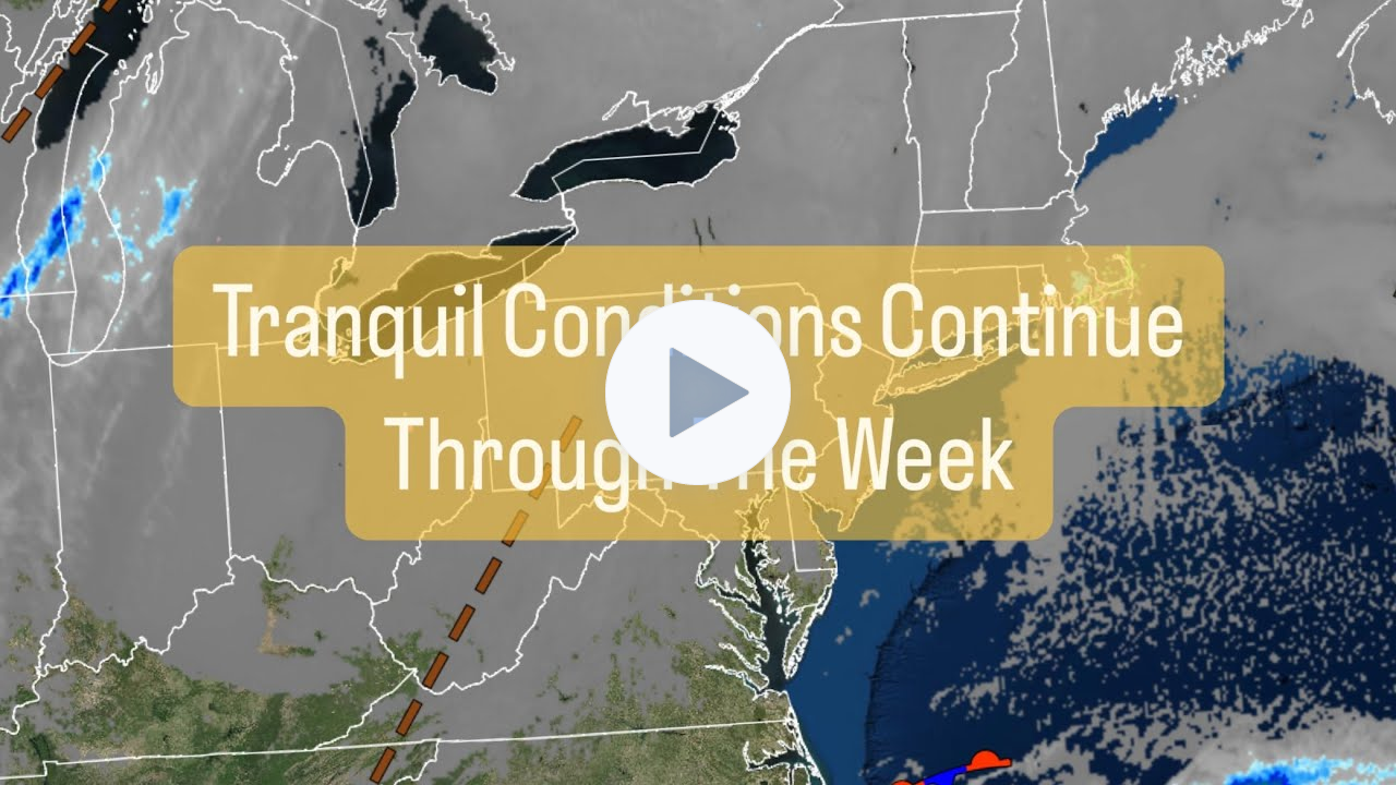 Tranquil Conditions Continue Through The Week