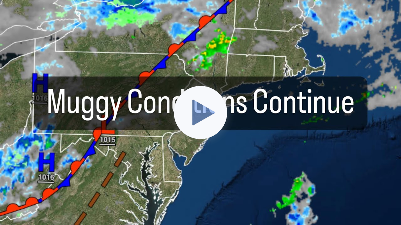 Muggy Conditions Continue