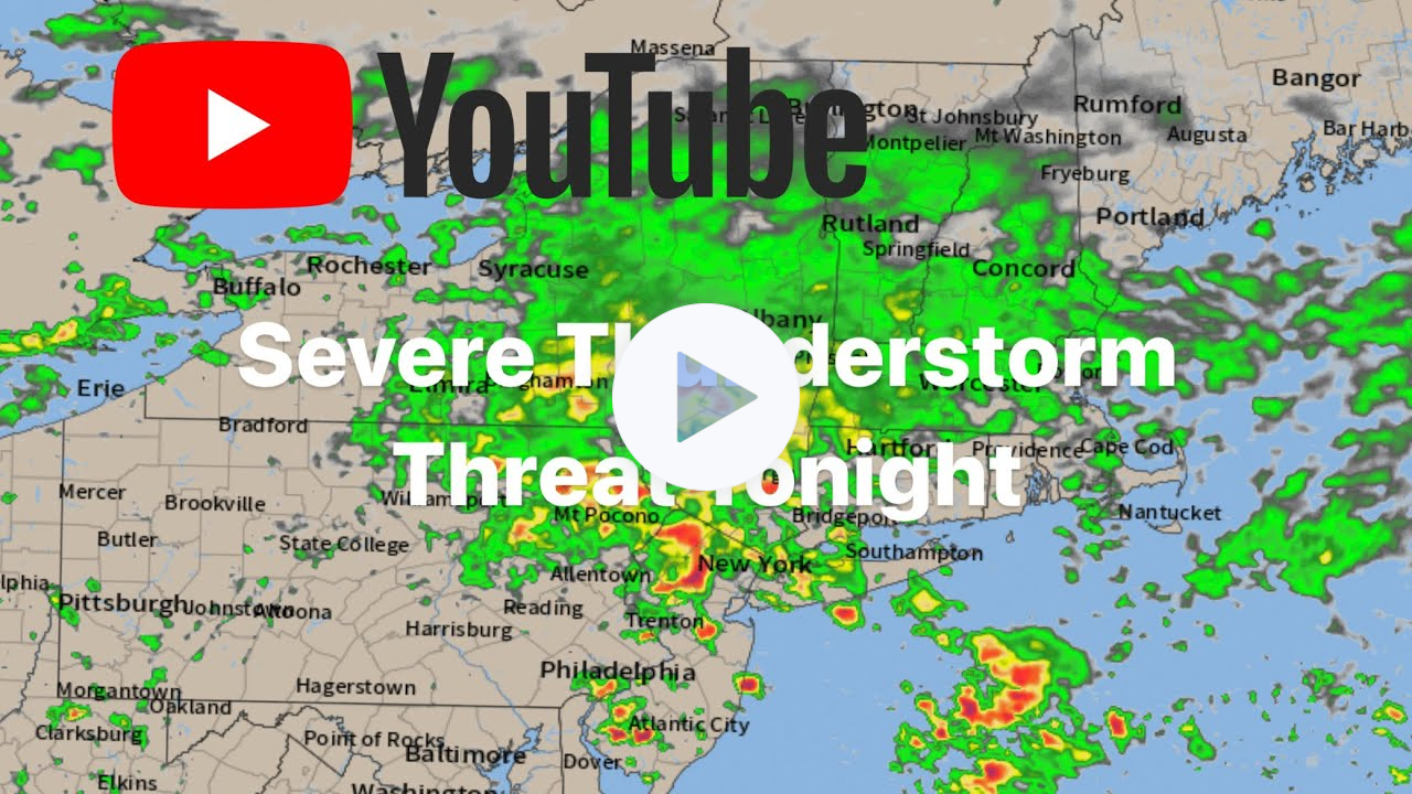 Severe Thunderstorms A Threat Tonight