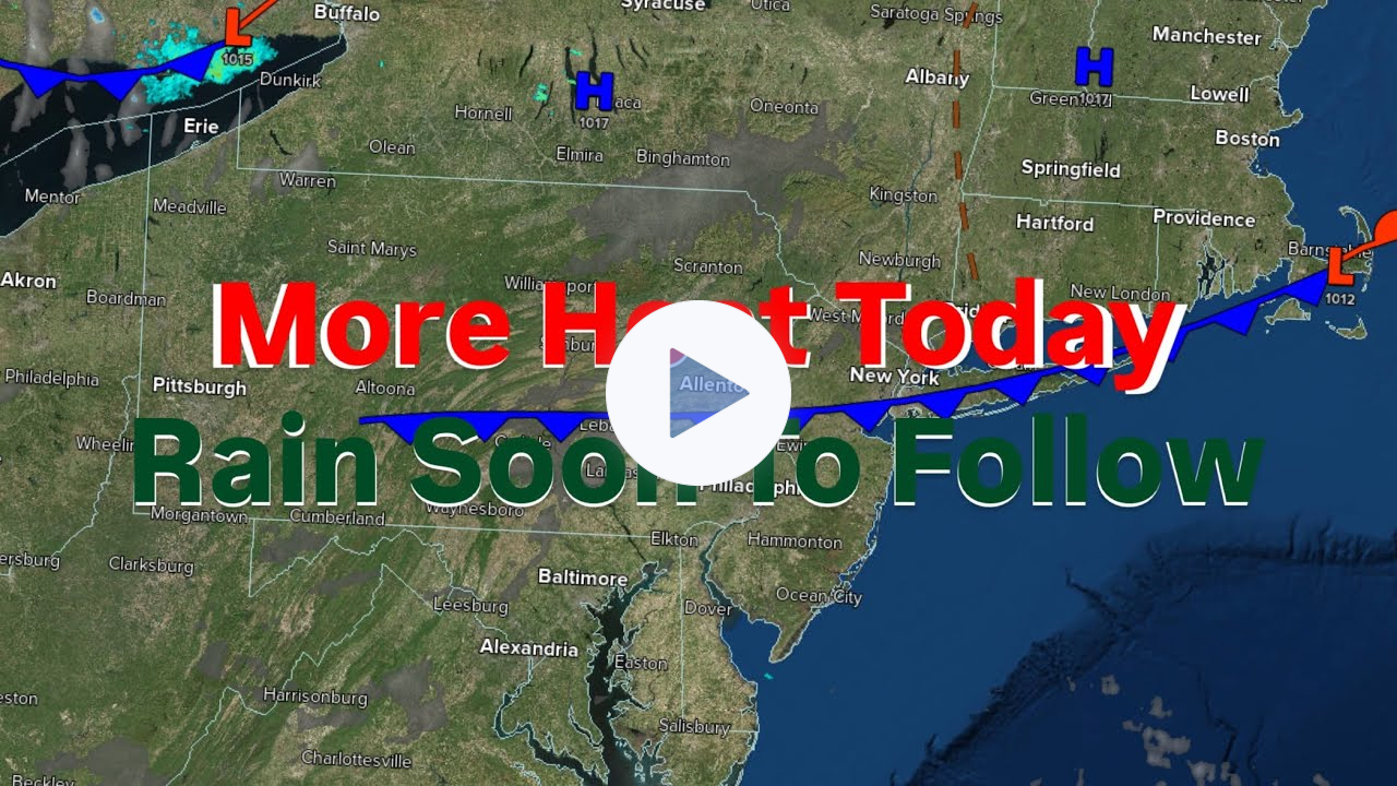 More Heat Today Rain Soon To Follow