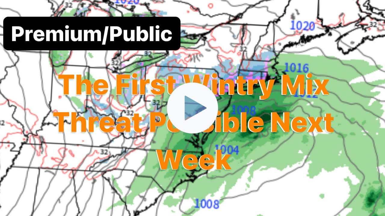 The First Wintery Mix Threat Possible Next Week