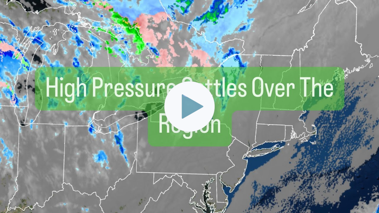 High Pressure Settles Over The Region