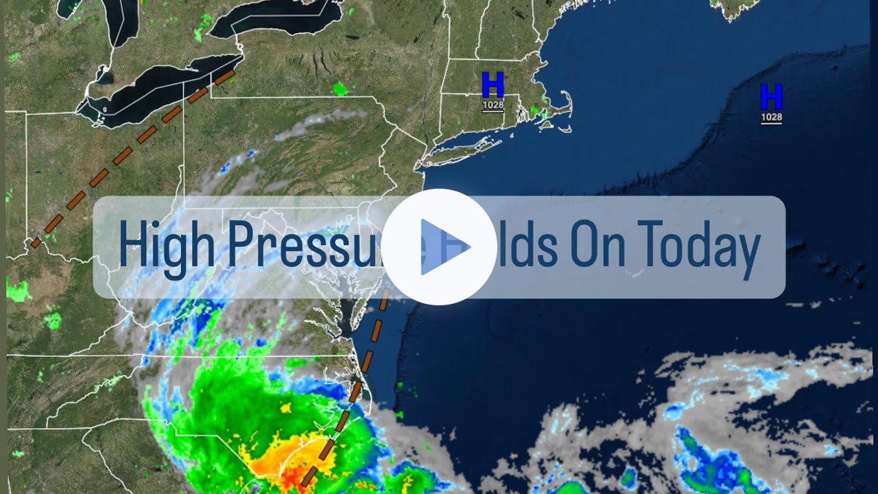 High Pressure Holds On Today