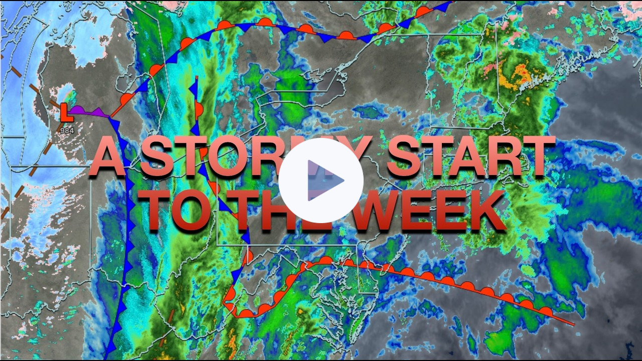 A Stormy Start To The Week