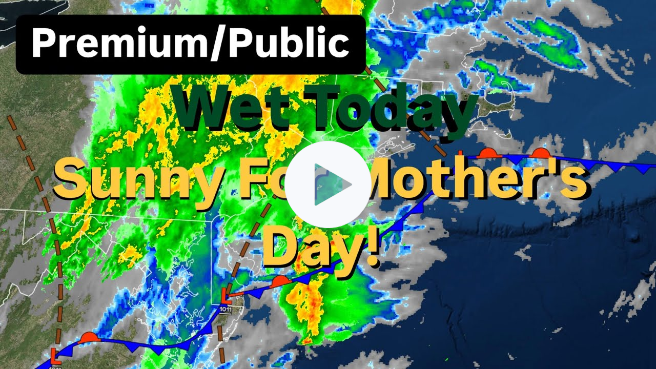 Wet Today, Sunny For Mother's Day!