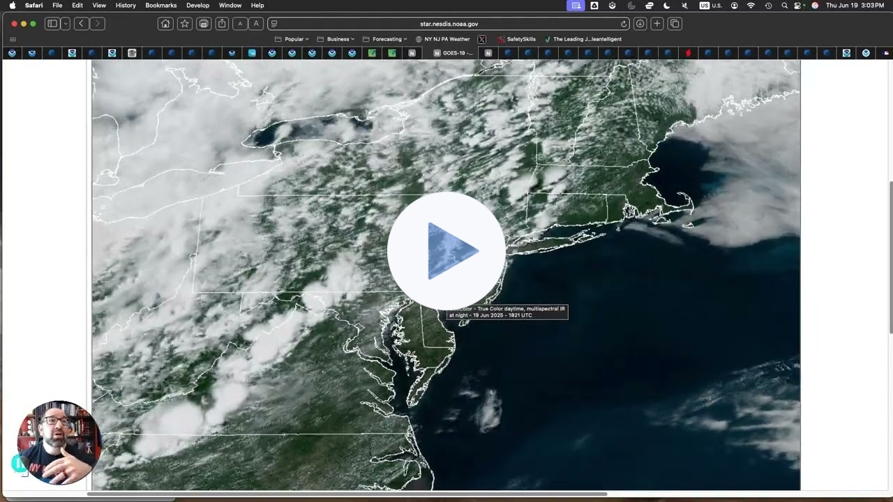 Severe Thunderstorms June 19, 2025 3 PM