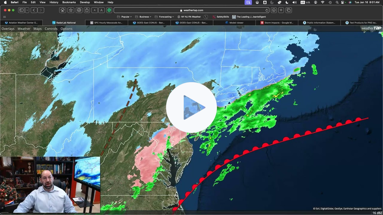 Storm Update On January 16, 2024, 8 AM