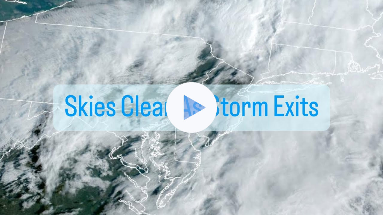 Skies Clear As Storm Exits