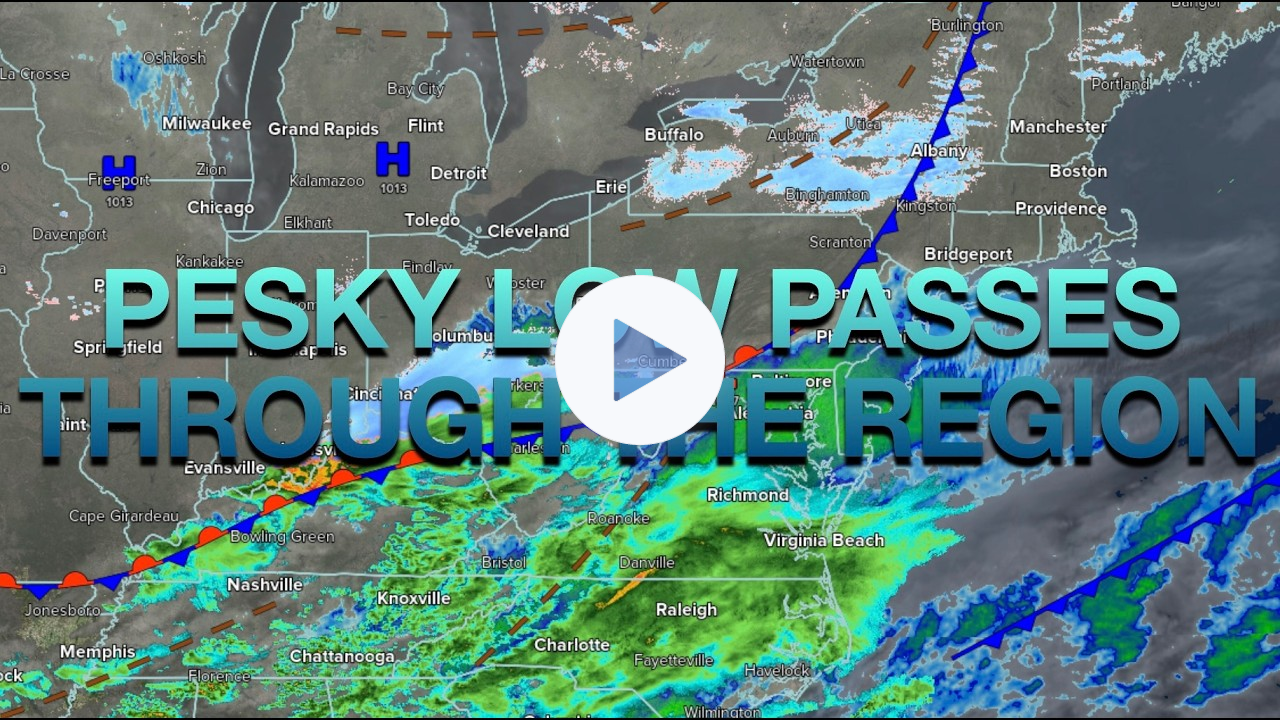 Pesky Low Passes Through The Region