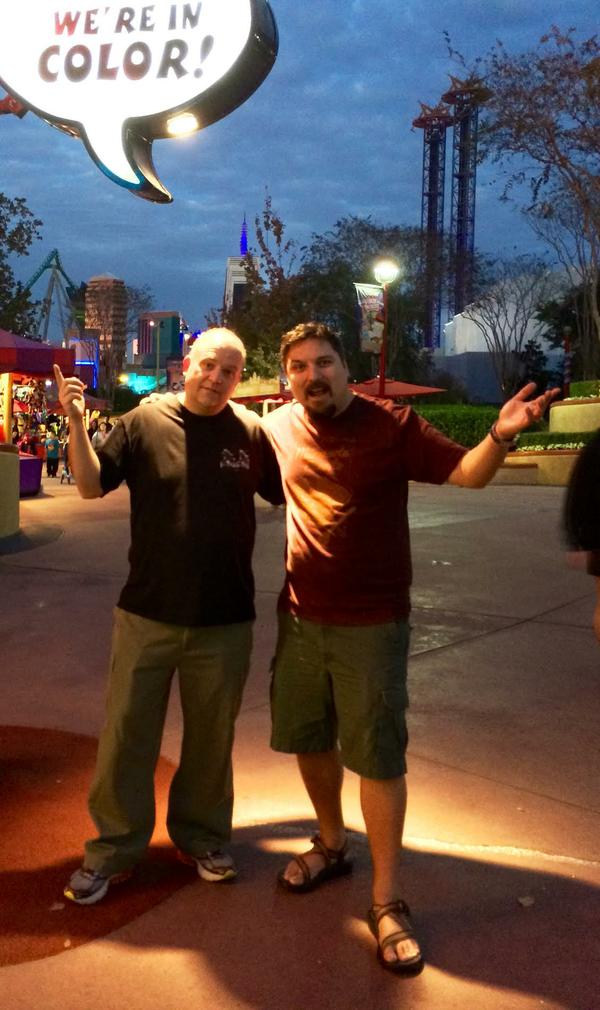 Patrick Inhofer (left) and Alexis Van Hurkman (right) in Orlando, Florida