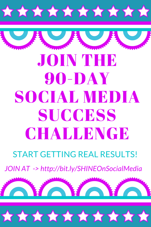 JOIN MY 90-DAY SOCIAL MEDIA SUCCESS CHALLENGE!