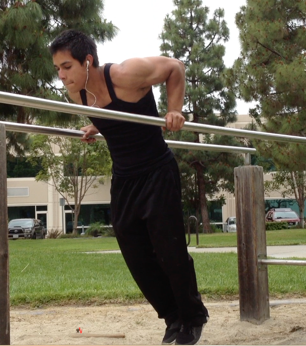 22 year old me dipping low 