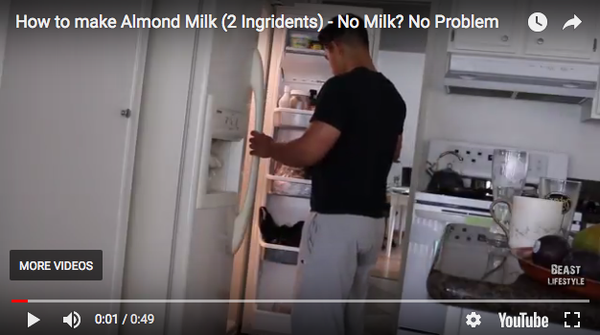 DIY Almond Milk Video