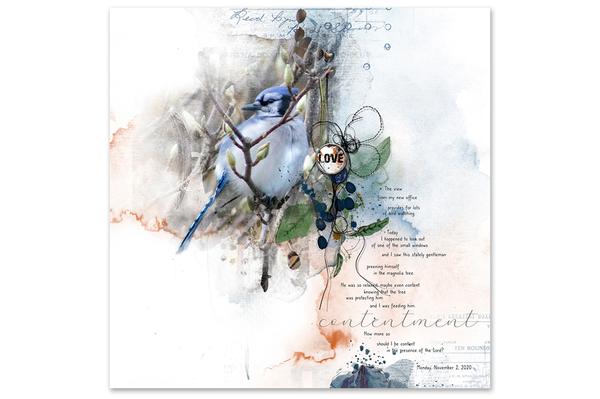 Sample page with a simple background