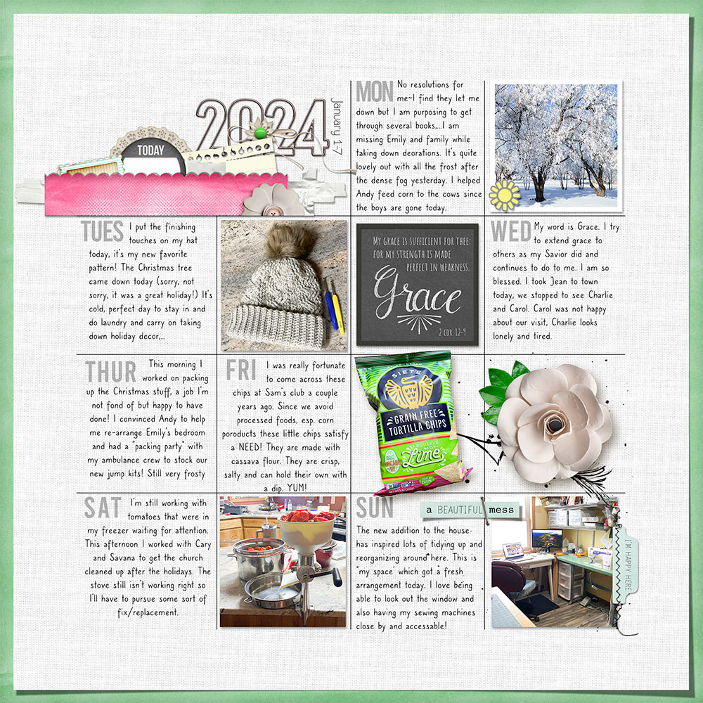 Sample Layout from the Gallery