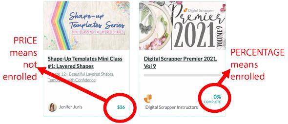 How to know if you're enrolled in a class