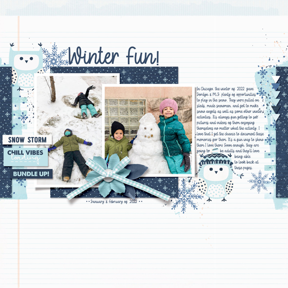 Sample Layout from the Gallery