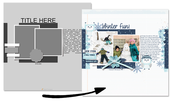 Sample page from video lesson