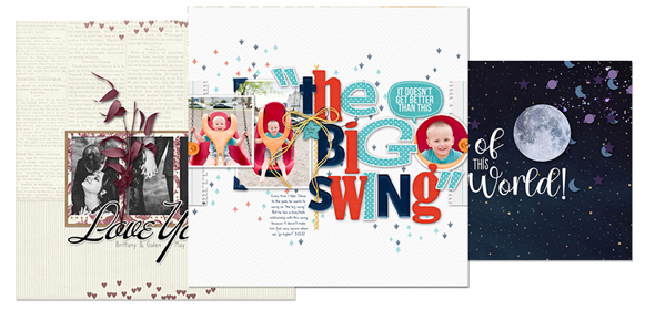 Photo Slices Page Template Samples