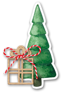 Christmas Tree Sticker