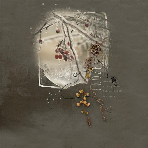 Sample scrapbook page