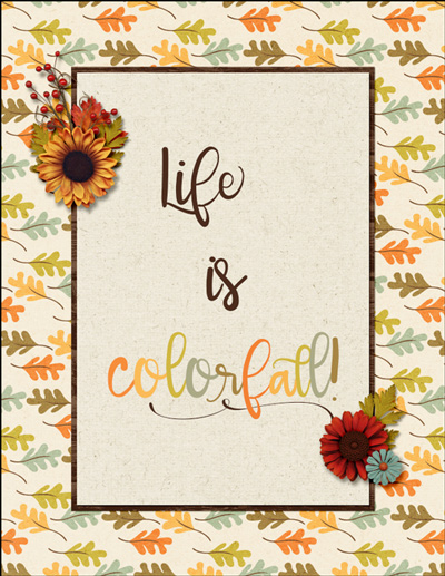 Colored Letters by Jenifer Juris