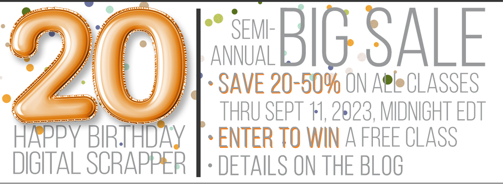 Semi-Annual BIG SALE up to 50% off Classes