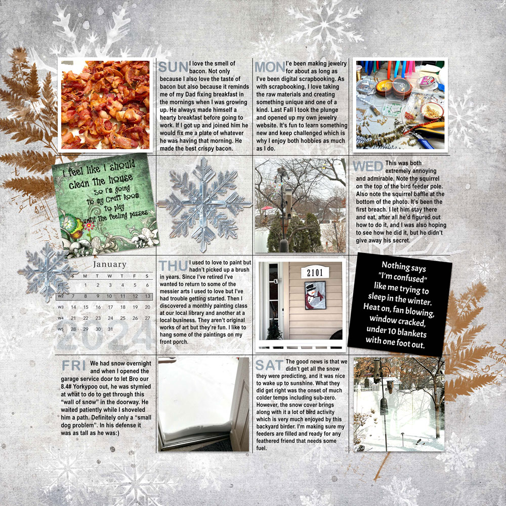 Sample Layout from the Gallery