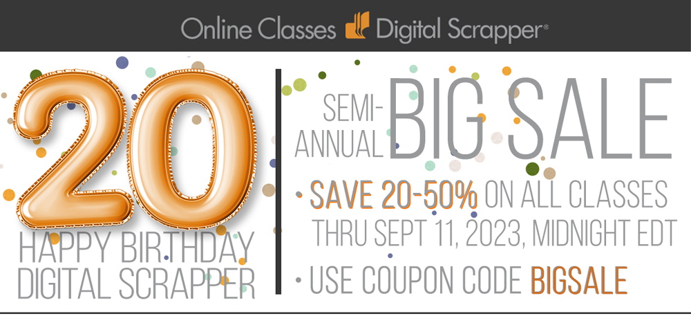 Semi-Annual BIG SALE up to 50% off Classes