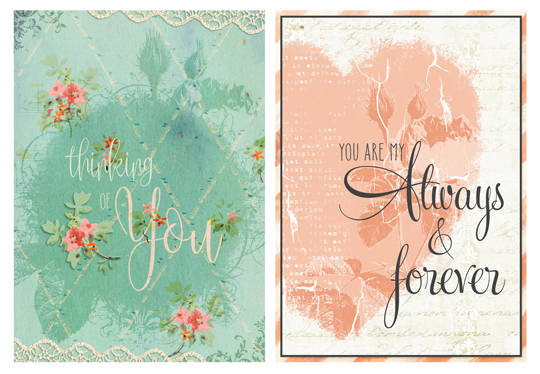 Masks on Greeting or Journaling Cards