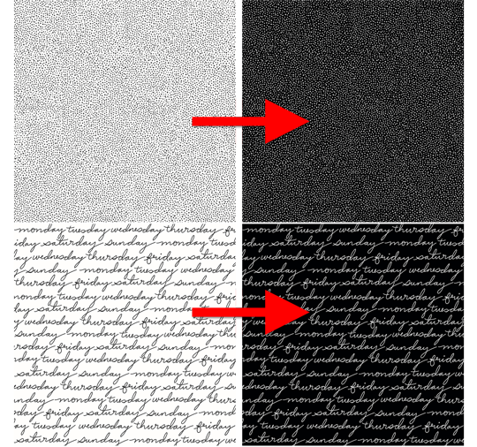 Inverted colors example