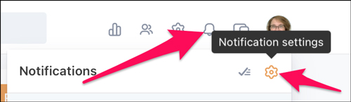 How to change notification settings