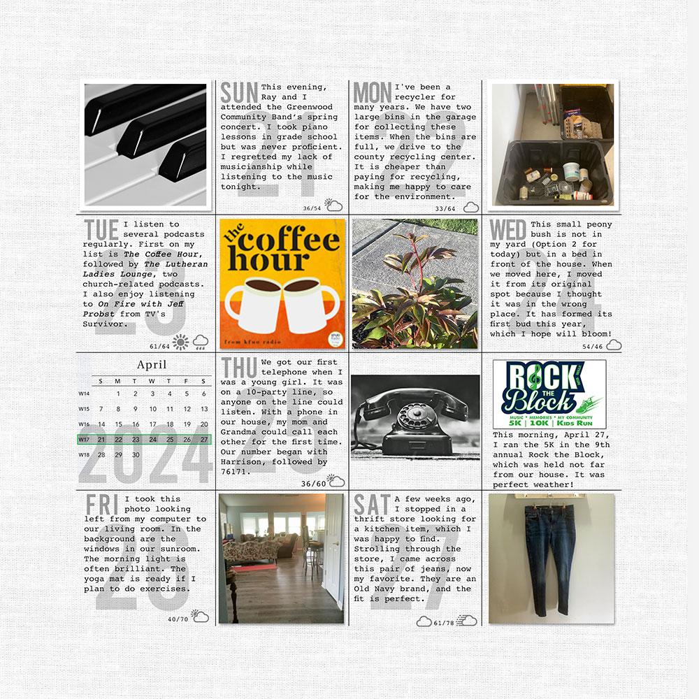Sample Layout from the Gallery