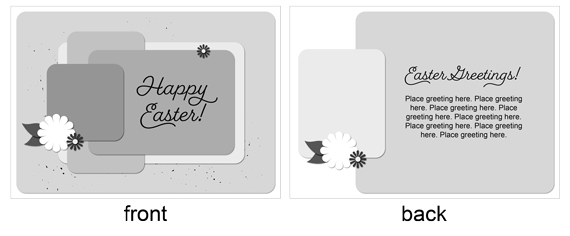Card Template Front and Back