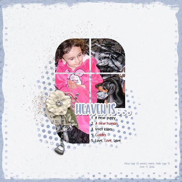 Sample Layout by Michelle Belisle