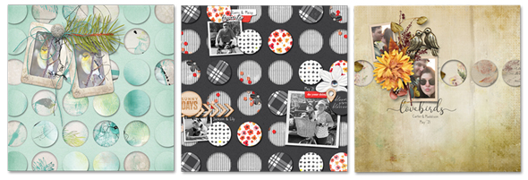 Sample  Dip and Dots Background Pages