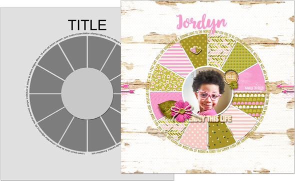 Sample template to layout