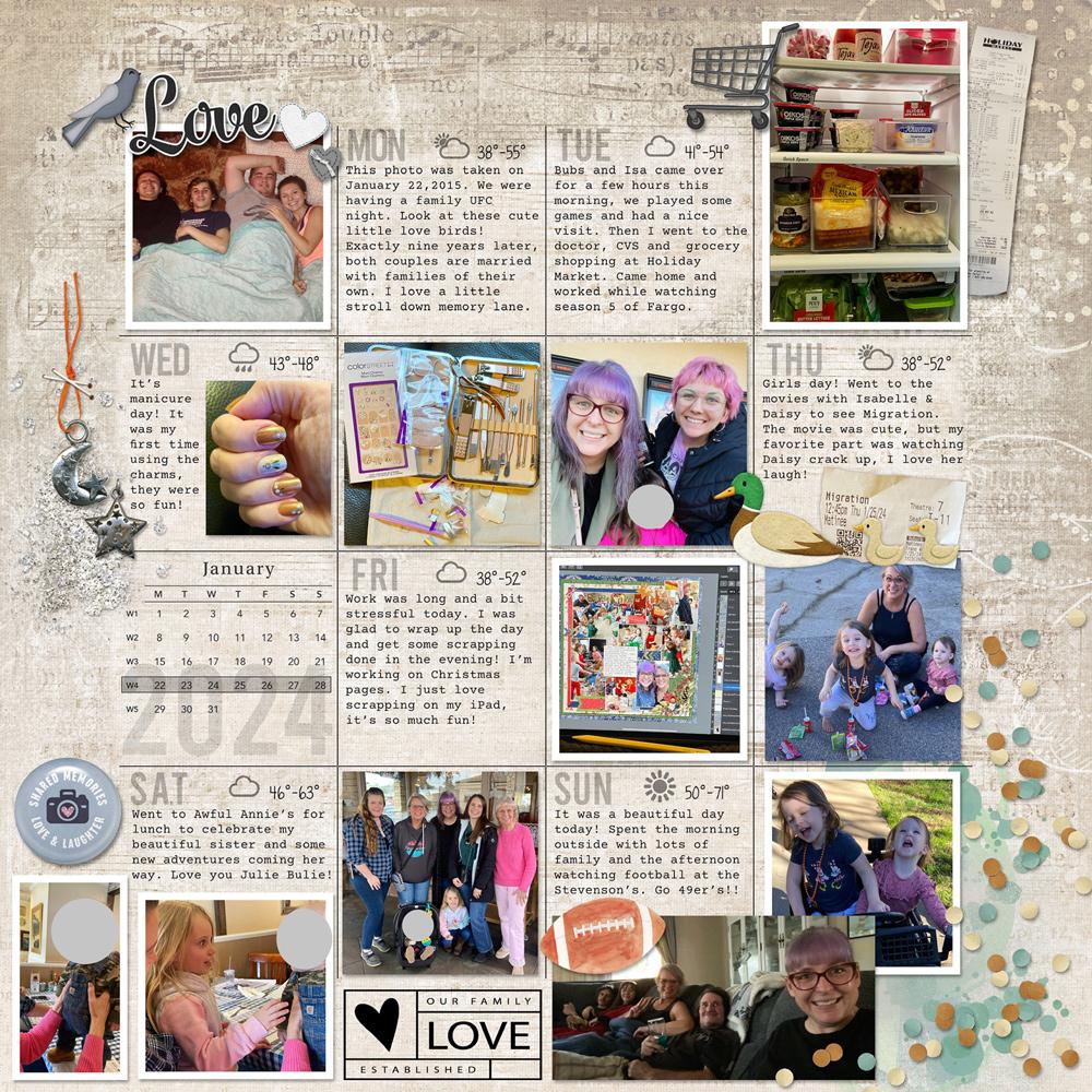 Sample Layout from the Gallery