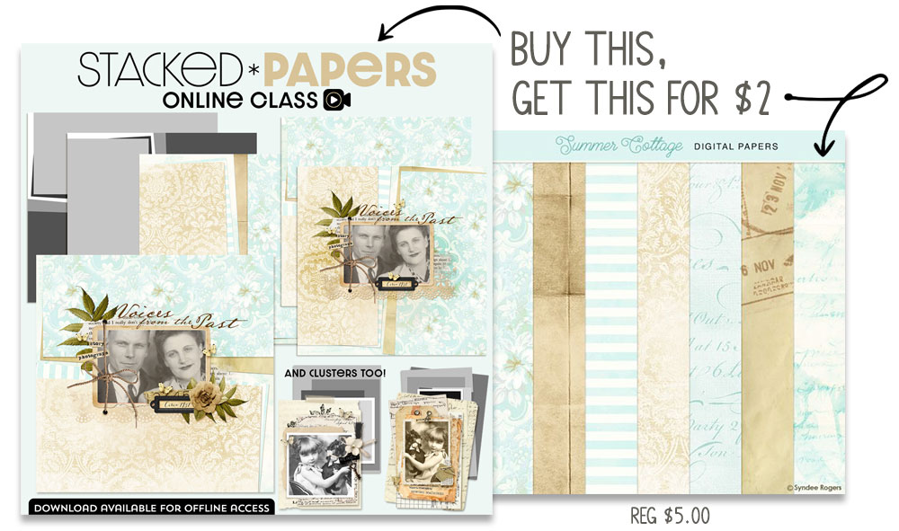 Stacked Papers by Syndee Rogers