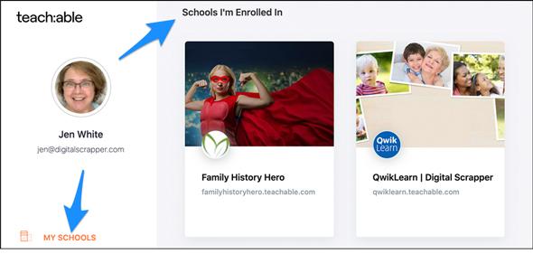 Changing Schools in teach:able